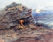 Mourning Her Warrior Dead - 查尔斯·马里安·拉塞尔